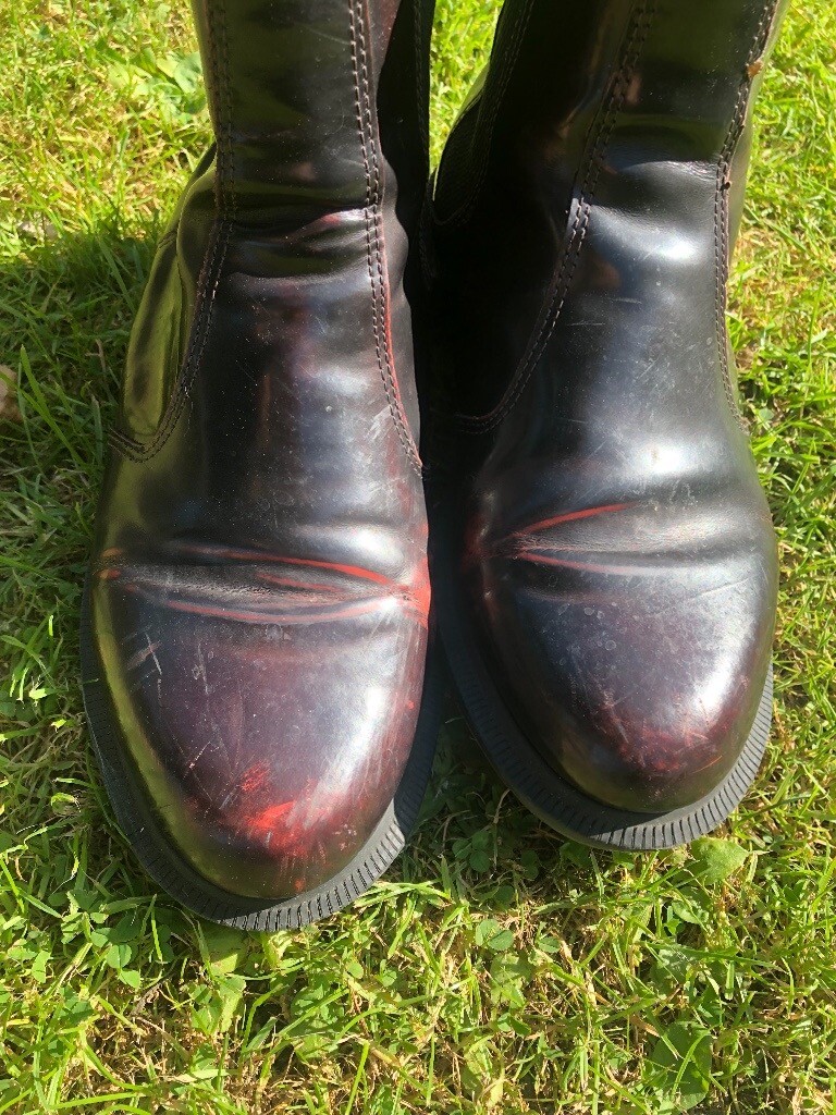 burgundy kensington flora chelsea boots